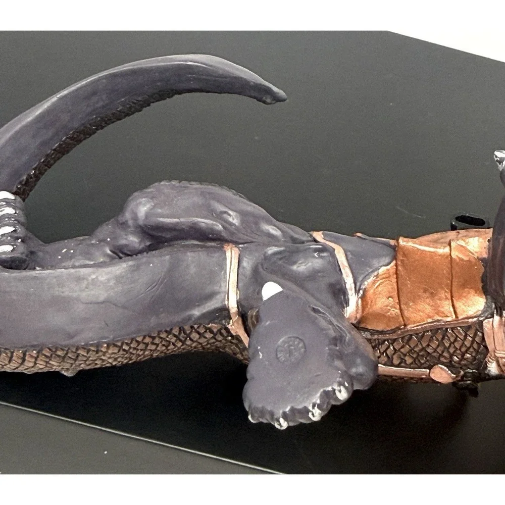 2007 PAPO Dragon of Darkness Fire Breathing Fantasy Figure Medieval Dragon Toy